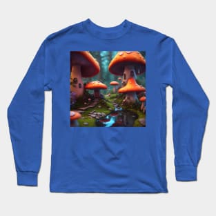 Mushroom Houses Long Sleeve T-Shirt